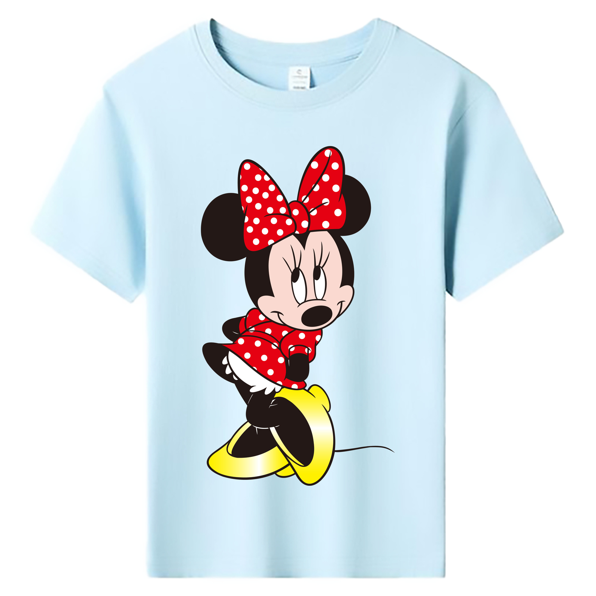 ミッキーマウス Mickey Mouse 綿100％キッズTシャツ（フロントプリント）